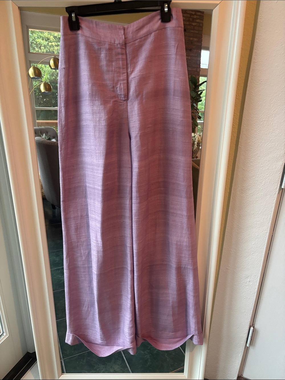 Wide-Leg Pants - Lilac - Picture 4 of 8